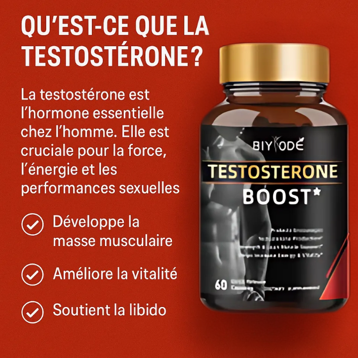 TESTOSTERONE BOOSTER™ | Booster Naturel de Testostérone