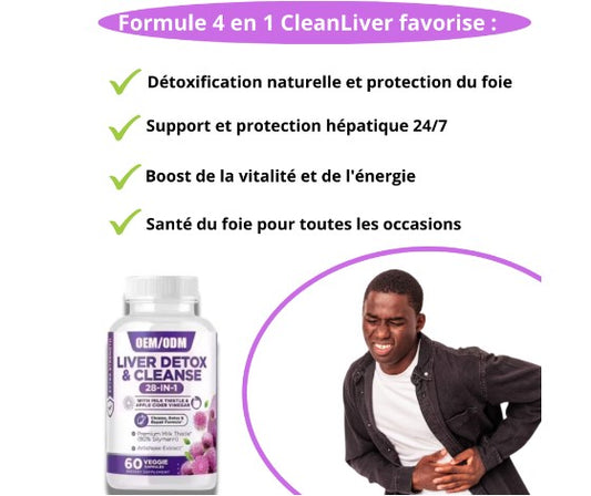 28 en 1 pour le nettoyage et la détoxification du foie