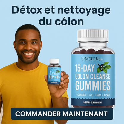 Détox et nettoyage du côlon - Élimine Toxines & Constipation KW