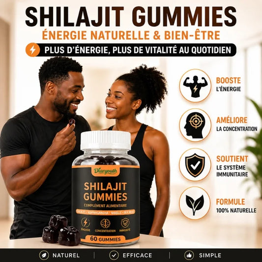 Diaryouth Pure Himalayan Shilajit Gummies