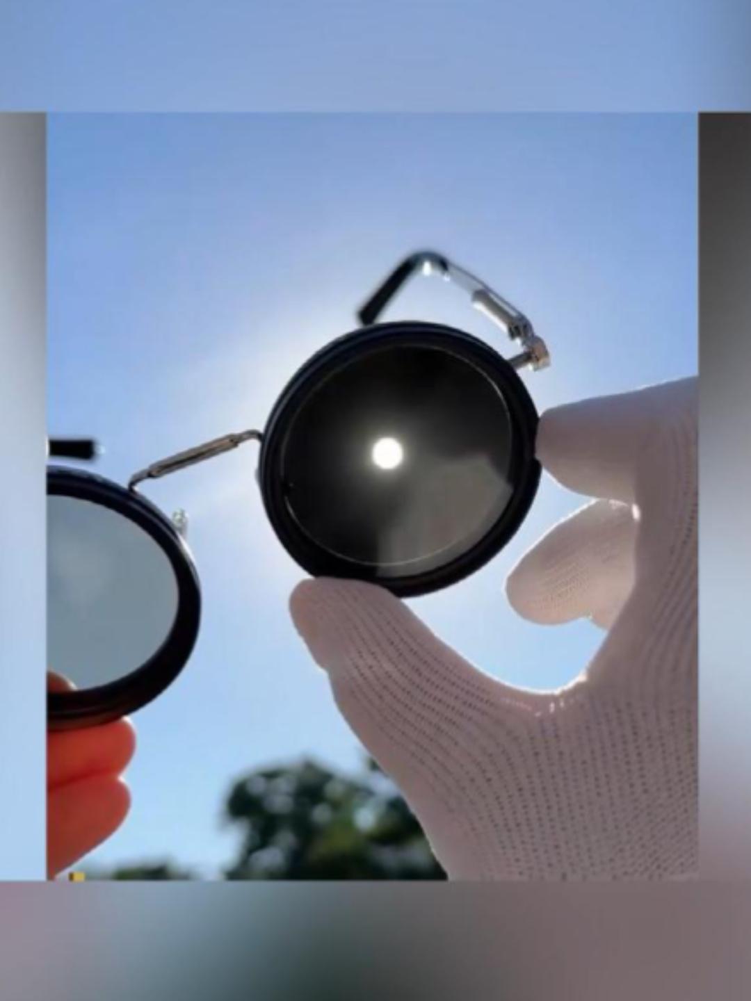 🔥Lunettes de soleil rondes polarisées à teinte réglable