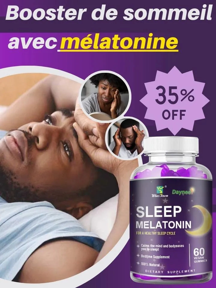 Booster de sommeil avec mélatonine