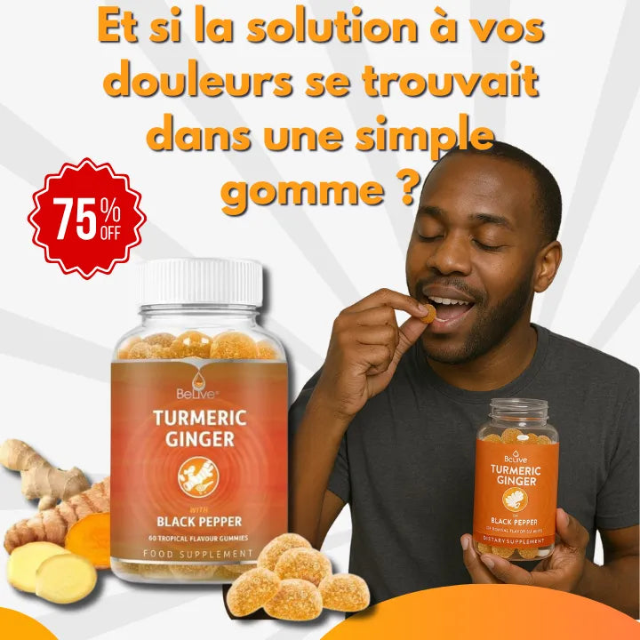 BeLive Turmeric Ginger complément alimentaire