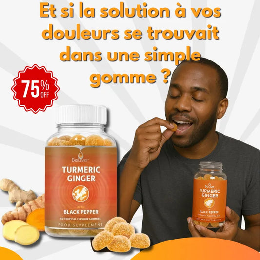 BeLive Turmeric Ginger complément alimentaire