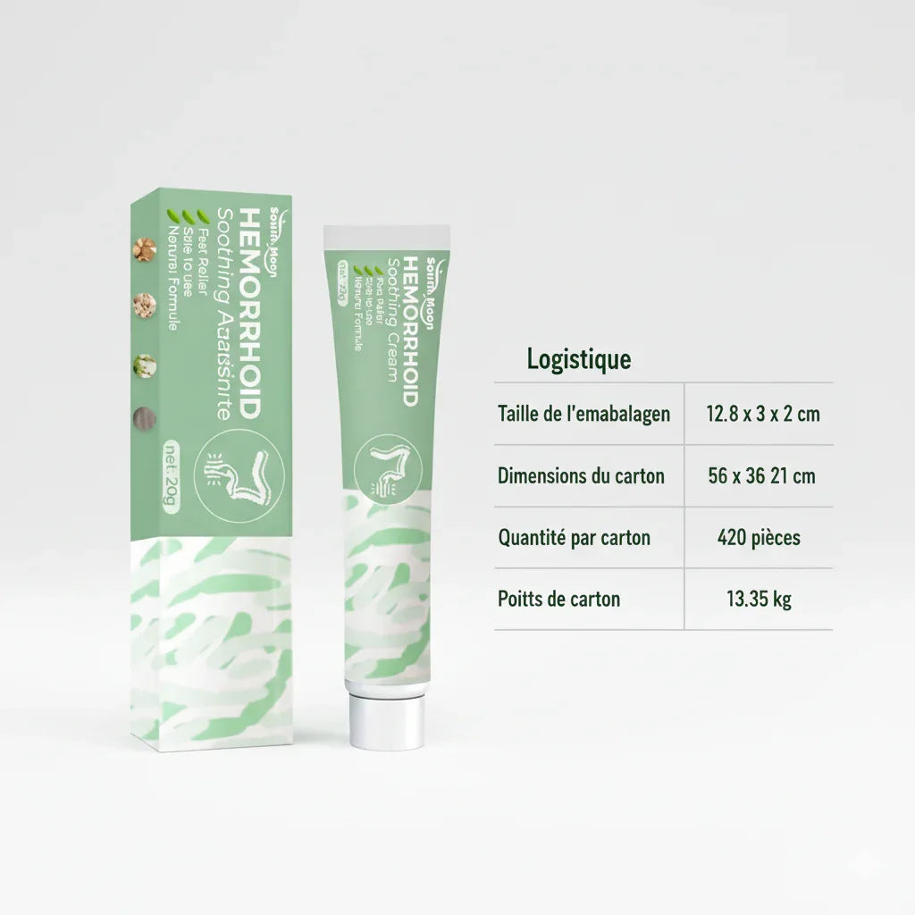 Crème à base de plantes pour hémorroïdes