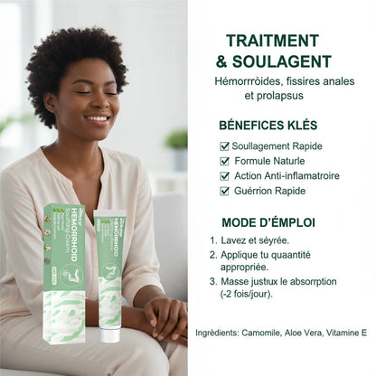 Crème à base de plantes pour hémorroïdes