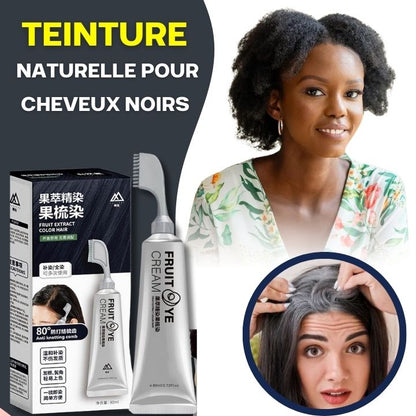 Coloration cheveux noire unisexe