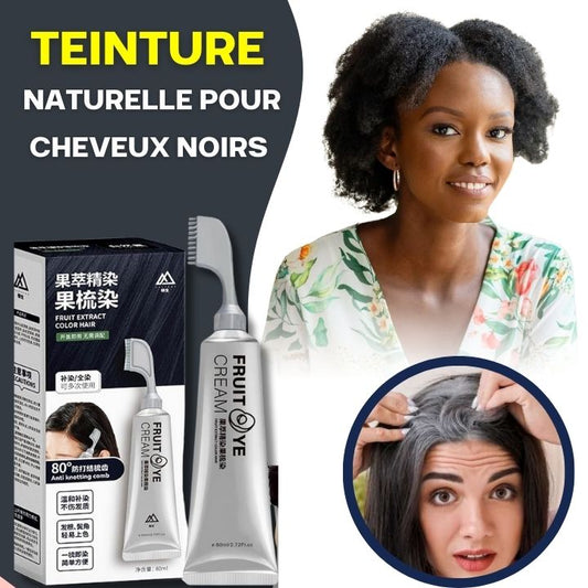 Coloration cheveux noire unisexe
