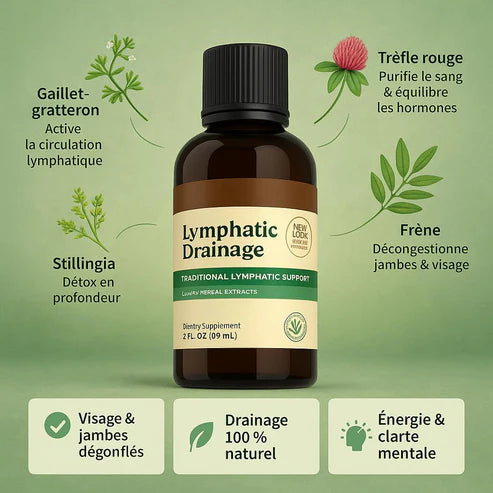 Drainage Lymphatique Liquide – Visage Affiné, Jambes Légères, Ventre Plat