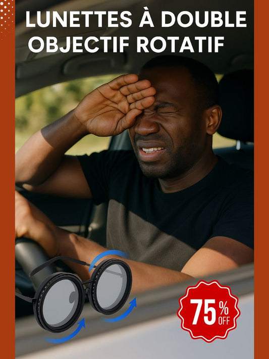 🔥Lunettes de soleil rondes polarisées à teinte réglable