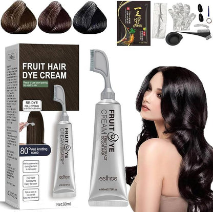 Coloration cheveux noire unisexe