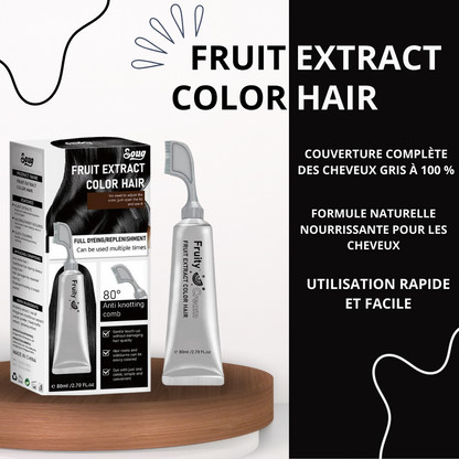 Coloration cheveux noire unisexe